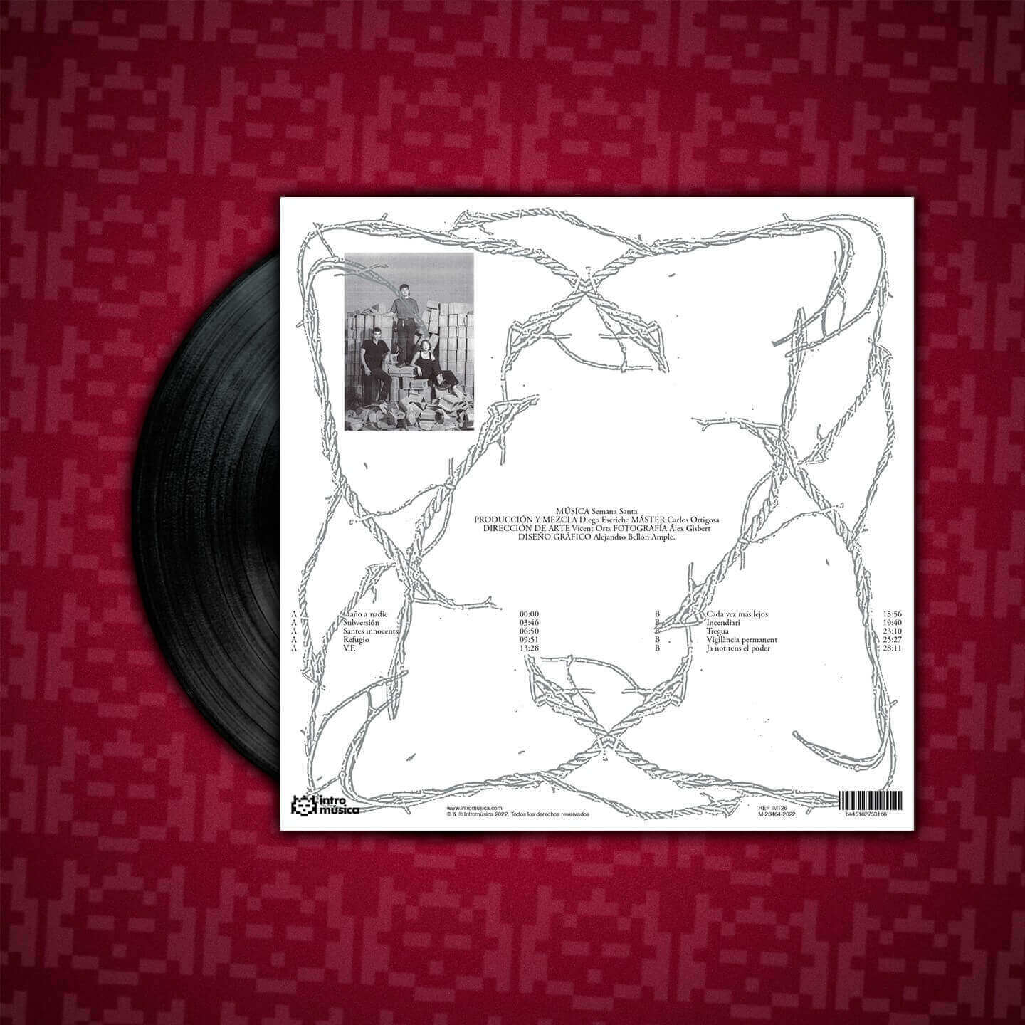 Contraportada vinilo Semana Santa - Autodefensa